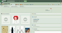 Desktop Screenshot of catoninetails.deviantart.com