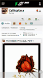 Mobile Screenshot of callistaursa.deviantart.com