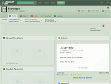 Tablet Screenshot of francesc4.deviantart.com