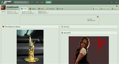 Desktop Screenshot of chubbimunki.deviantart.com