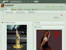 Tablet Screenshot of chubbimunki.deviantart.com