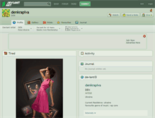 Tablet Screenshot of denkrapiva.deviantart.com