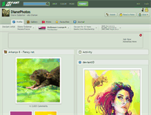 Tablet Screenshot of dianephotos.deviantart.com