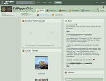 Tablet Screenshot of chilipeppersclub.deviantart.com