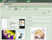 Tablet Screenshot of dafne-da-silva.deviantart.com