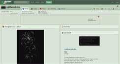 Desktop Screenshot of cuttheredwire.deviantart.com