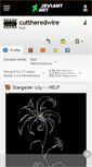 Mobile Screenshot of cuttheredwire.deviantart.com