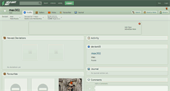 Desktop Screenshot of max302.deviantart.com