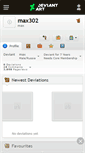 Mobile Screenshot of max302.deviantart.com