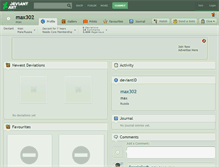 Tablet Screenshot of max302.deviantart.com