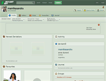 Tablet Screenshot of mamikasandra.deviantart.com
