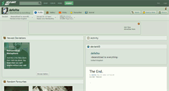 Desktop Screenshot of defelite.deviantart.com