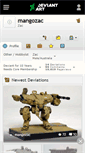 Mobile Screenshot of mangozac.deviantart.com