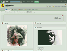 Tablet Screenshot of hariprasetyo.deviantart.com