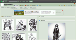 Desktop Screenshot of konohadragon.deviantart.com