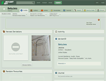 Tablet Screenshot of betajess.deviantart.com