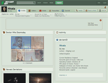 Tablet Screenshot of ninata.deviantart.com