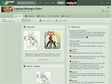 Tablet Screenshot of lopunny-buneary-club.deviantart.com