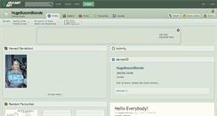 Desktop Screenshot of hugebosomblonde.deviantart.com
