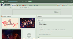 Desktop Screenshot of evangelinel.deviantart.com