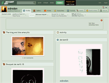 Tablet Screenshot of edredon.deviantart.com