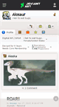 Mobile Screenshot of aiosaur.deviantart.com
