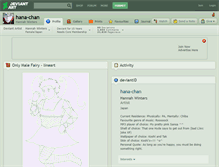 Tablet Screenshot of hana-chan.deviantart.com