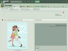 Tablet Screenshot of dawnstep.deviantart.com