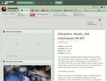 Tablet Screenshot of nikolai60.deviantart.com