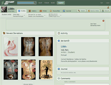 Tablet Screenshot of lilith-.deviantart.com