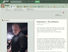 Tablet Screenshot of orsus.deviantart.com