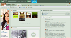 Desktop Screenshot of anatomy-101.deviantart.com