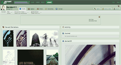 Desktop Screenshot of bender411.deviantart.com