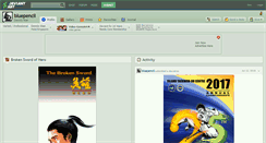 Desktop Screenshot of bluepencil.deviantart.com