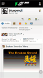 Mobile Screenshot of bluepencil.deviantart.com