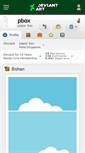 Mobile Screenshot of pbox.deviantart.com