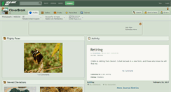Desktop Screenshot of cloverbrook.deviantart.com