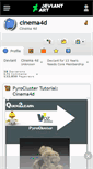 Mobile Screenshot of cinema4d.deviantart.com