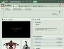 Tablet Screenshot of convalise.deviantart.com