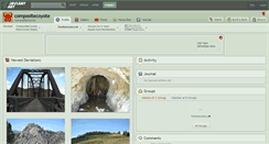 Desktop Screenshot of compositecoyote.deviantart.com