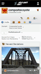 Mobile Screenshot of compositecoyote.deviantart.com