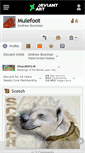 Mobile Screenshot of mulefoot.deviantart.com