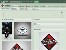 Tablet Screenshot of costiza13.deviantart.com