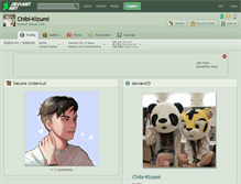 Tablet Screenshot of chibi-kizumi.deviantart.com