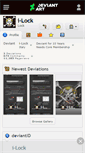 Mobile Screenshot of i-lock.deviantart.com