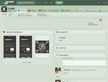 Tablet Screenshot of i-lock.deviantart.com