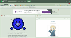 Desktop Screenshot of leonike.deviantart.com
