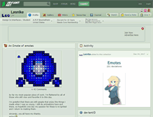 Tablet Screenshot of leonike.deviantart.com