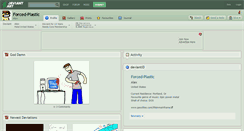 Desktop Screenshot of forced-plastic.deviantart.com