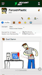 Mobile Screenshot of forced-plastic.deviantart.com